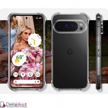 Silikoninis - Anti shock dėklas  - skaidrus (Google Pixel 11 Pro Xl)